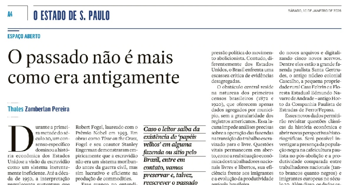 O Estado de S. Paulo.